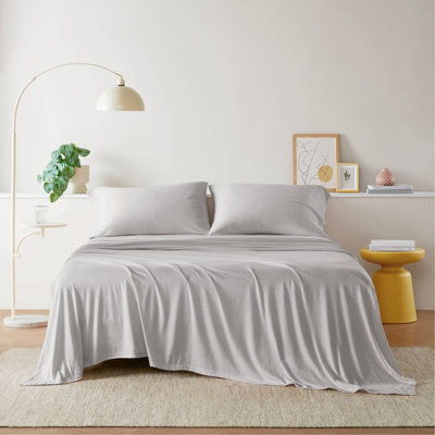 Cotton Blend Jersey Knit Cotton Blend Jersey Knit All Season Sheet Set