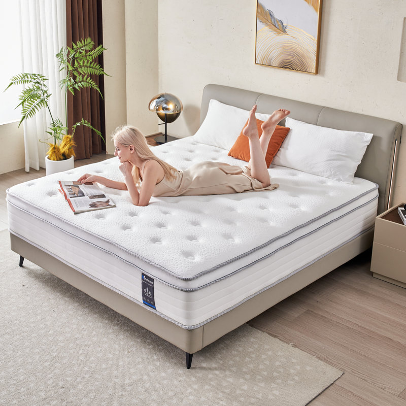 Matelas hybride mi-ferme 10 po Madeovs, 10", Lit double