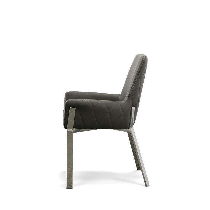 Fauteuil rembourré gris Boaman