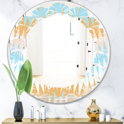 Miroir mural Leaves Abstract Design VI
