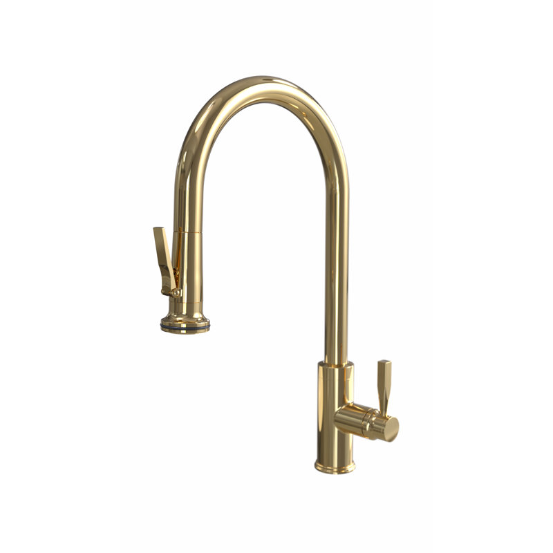 Lurano Pulldown Faucet , Unlacquered Polished Brass