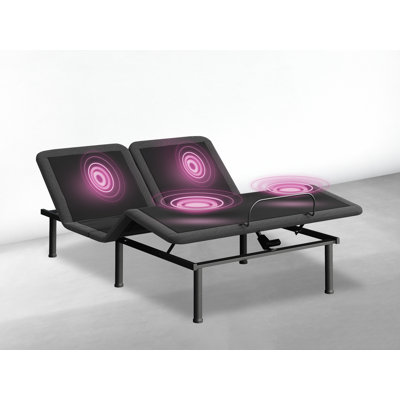 Base Immersive Sound Multi-Massage Adjustable Bed with Wireless Remotes