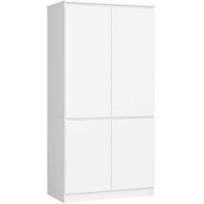Starrla 4 Door Manufactured Wood Wardrobe
