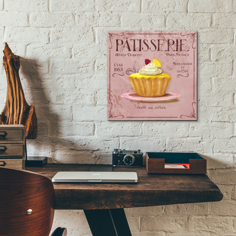  «Patisseries 4» par Fiona Stokes-Gilbert, art mural en verre acrylique, 24 po x 24 po, H 12 po x l 12 po x P 0,13 po