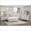 Classic Luxury Pearl White 2-Drawer Wooden Bedroom Nightstand