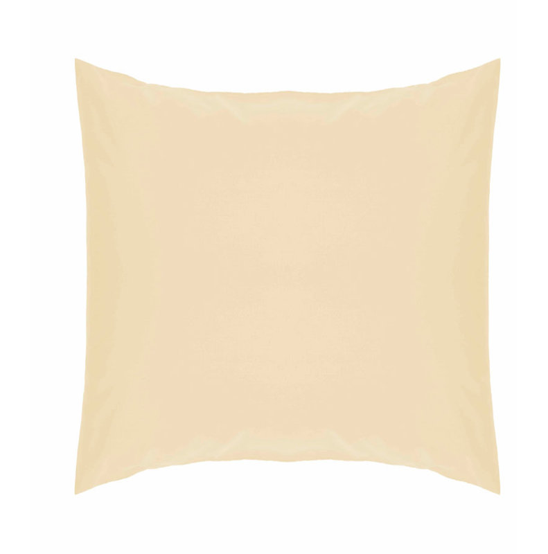 200 TC 50/50 Percale Polycotton Cotton Blend Pillow Case, Cream