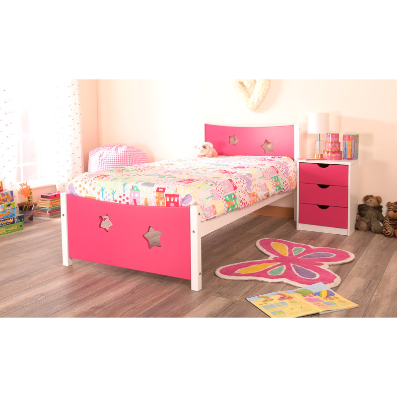 Cardenas Single (3') Bed Frames, Pink