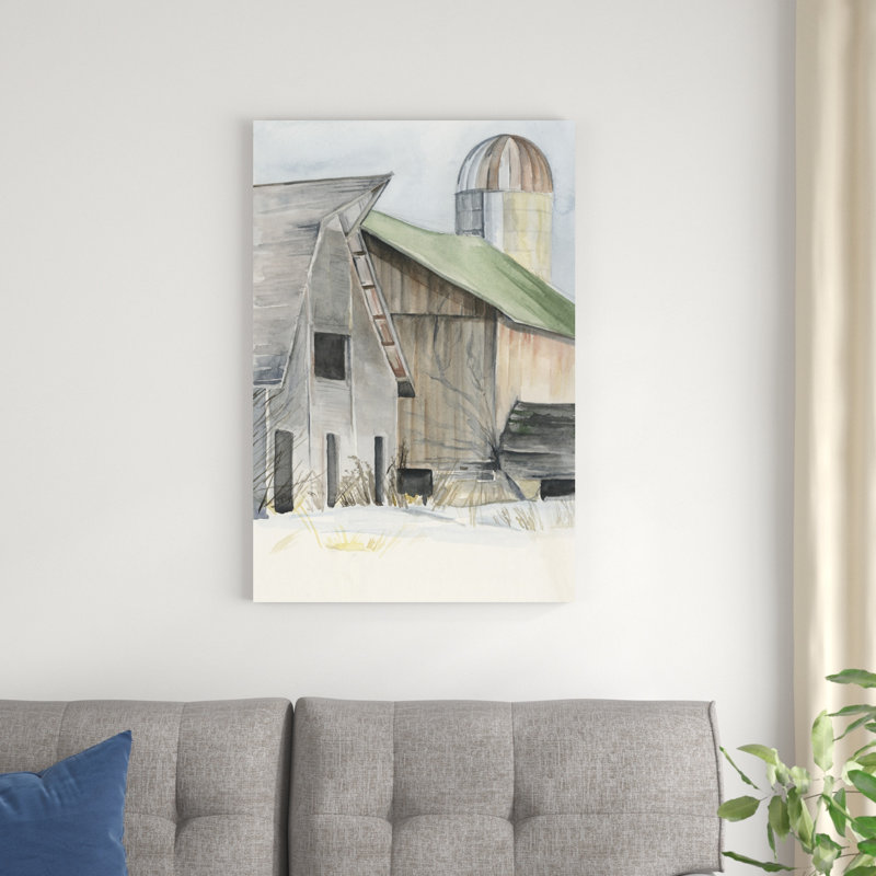 Winter Barn II, H 36 po x l 24 po x P 1,25 po