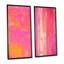"Orange and Pink Colorfields", ensemble de 2 photographies sur toile-62579421-62579419