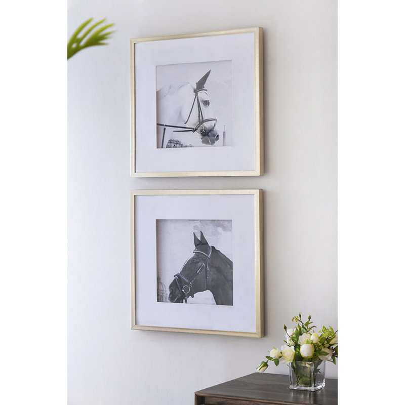 Ensemble de 2 impressions murales d'art animalier, 22 po x 22 po