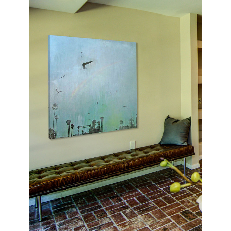 « end of the arc-en-ciel », impression sur toile tendue, H 32 po x l 32 po