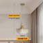 Luminaire suspendu élégant en métal mat pour l'intérieur élégant Elegant