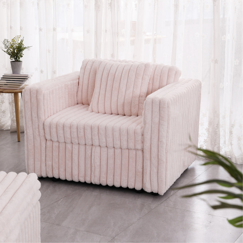 44,9 "modulaire - rose. Support de dos confortable, lignes élégantes. Rehaussez le mobilier de salon rose. Matériaux, design moderne