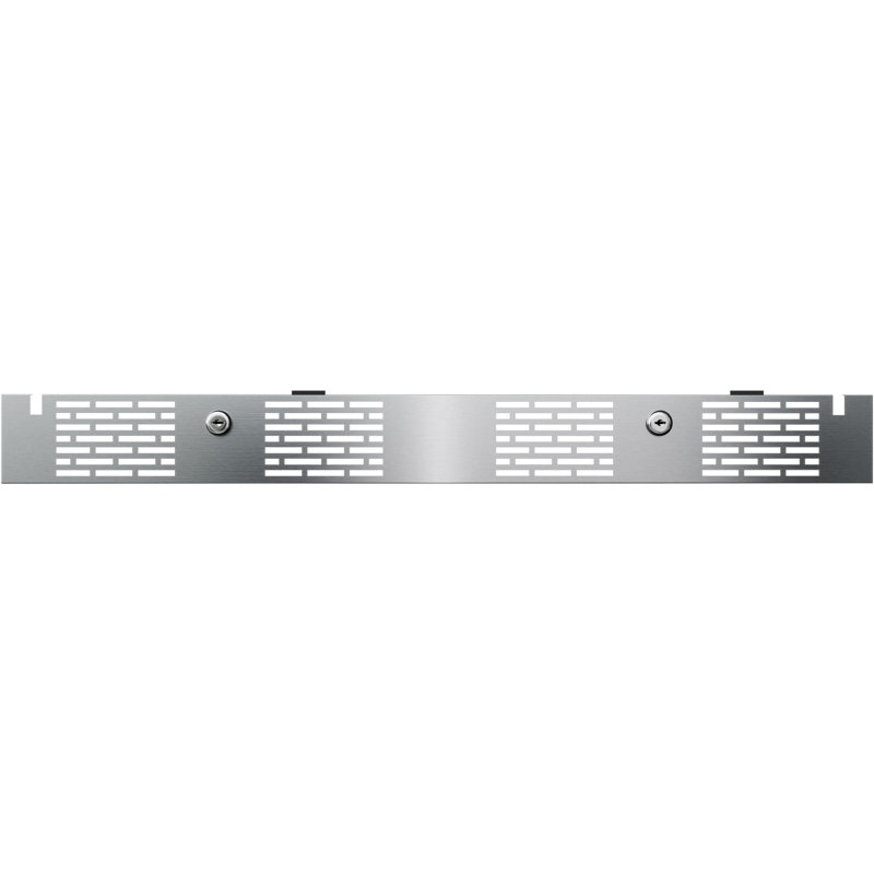 Stainless Steel Dual Unit Kickplate, 3" H x 30" W x 6" D