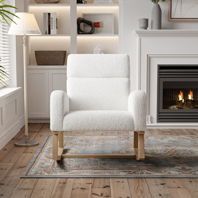 Solid Wood and MDF Rocking Chair