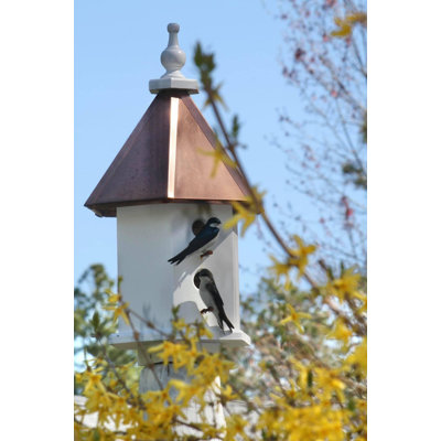 Jaxsone 26'' H x 15'' W x 15'' D Post Birdhouse