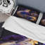 Ensemble de housse de couette en microfibre / polyester Abstract Marble Geode Mauve II-1698536727