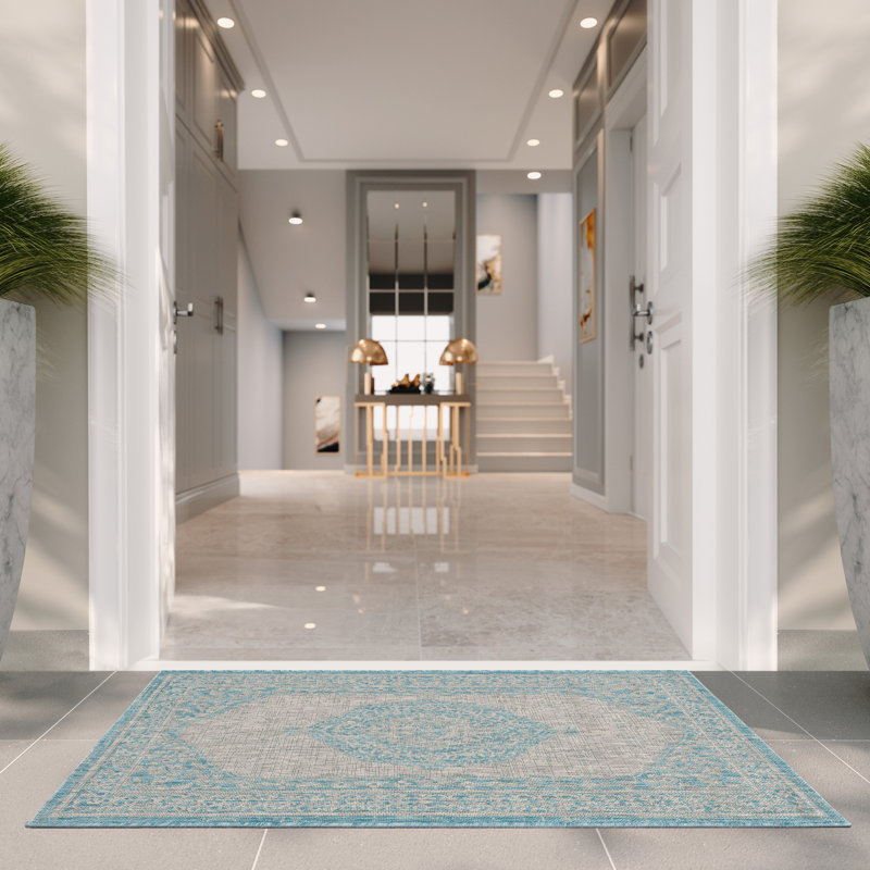 Tapis d'intérieur / extérieur performance Amedee, Rectangle 2 pi 7 po x 5 pi