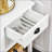 Sideboard Buffet Cabinet, White HOMCOM 4-Drawer with Slatted Shelf | MDF | Kitchen/Living Room Coffee Bar