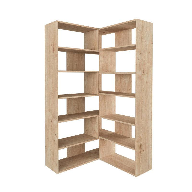 Amalda Corner Bookcase, Oak