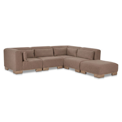 Canapé modulaire June Dream - brun foncé