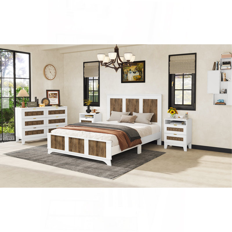 Grand lit plateforme Farmhouse