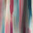 Blue And Pink Artist Strokes Line Pattern Bliss II - Stripped Blackout Curtain - 1 Panels-107546960