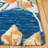 Aireen 133 Area Rug In Blue / Orange-1922409075
