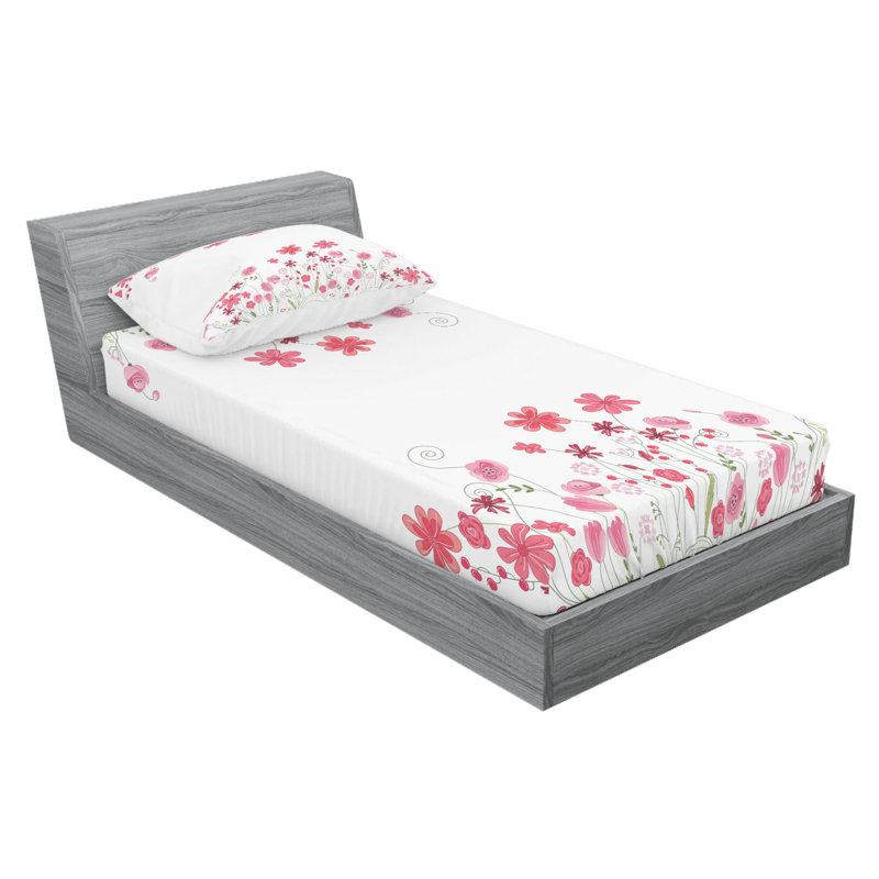 Microfiber Sheet Set, Twin XL Sheet Set with Fitted Sheet