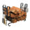 USA Handcrafted Lodge Log Rack with Tools