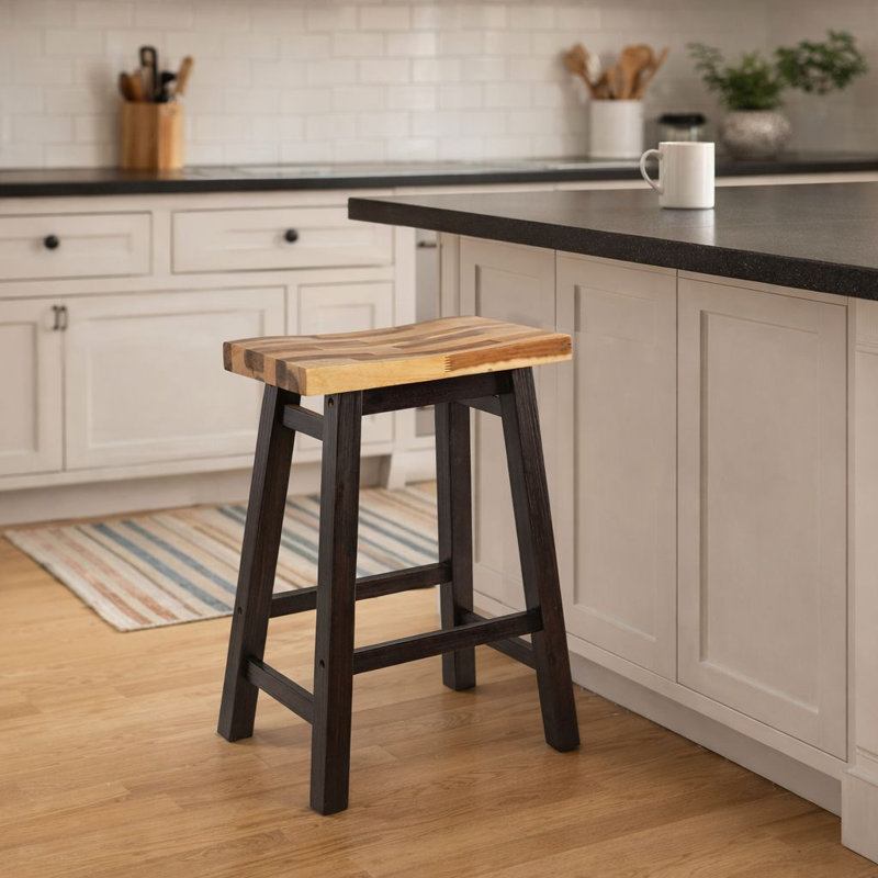 Tabouret Alessandro, Mélange espresso et espresso, 1, Tabouret de comptoir (siège d'une hauteur de 24 p