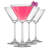 JoyJolt Olivia Martini Glasses, 8.4oz