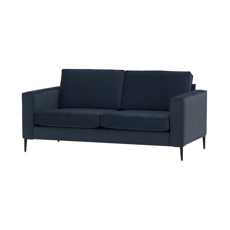 Kale Sofa, Blue, 86cm H X 181cm W X 97cm D