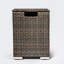 Couvercle de réservoir de propane 20Lbs - Brun foncé extérieur avec support en acier 16X16x22inch Cylindre de gaz de rangement 16x16x22in