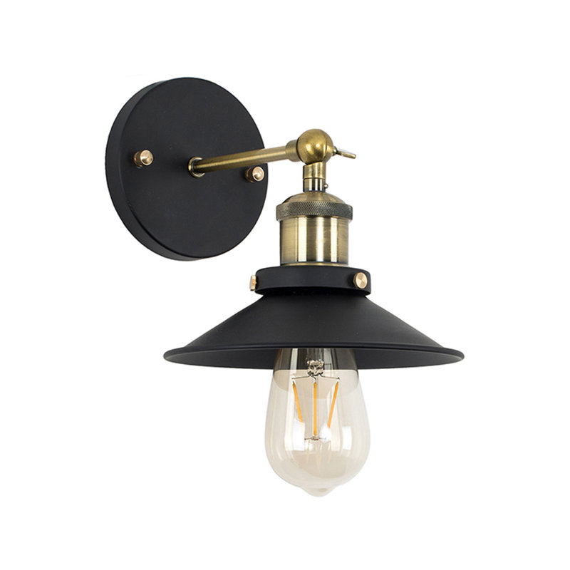 Harris Glass Armed Sconce, Included