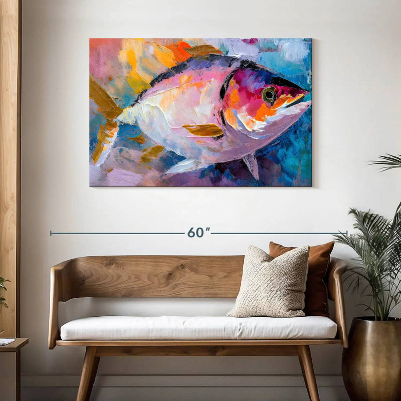 Brampt Colorful Tuna, 30" H x 45" W