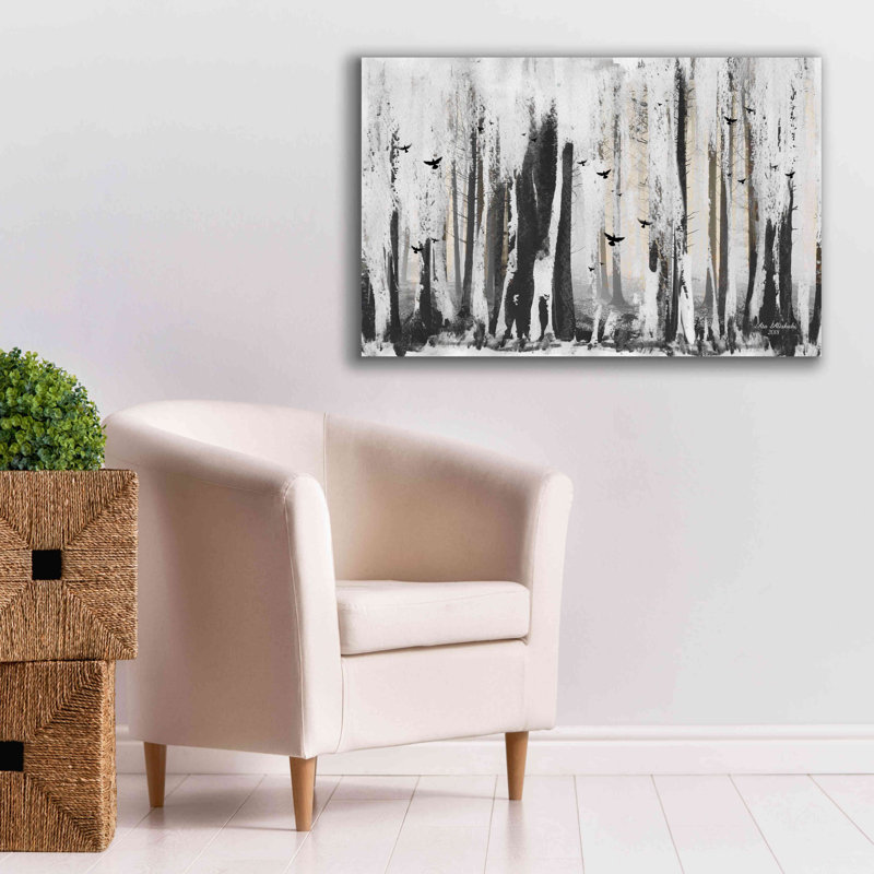 «Strange World» par Ata Alishahi, estampe numérique sur toile, H 26 po x l 40 po x P 1,5 po