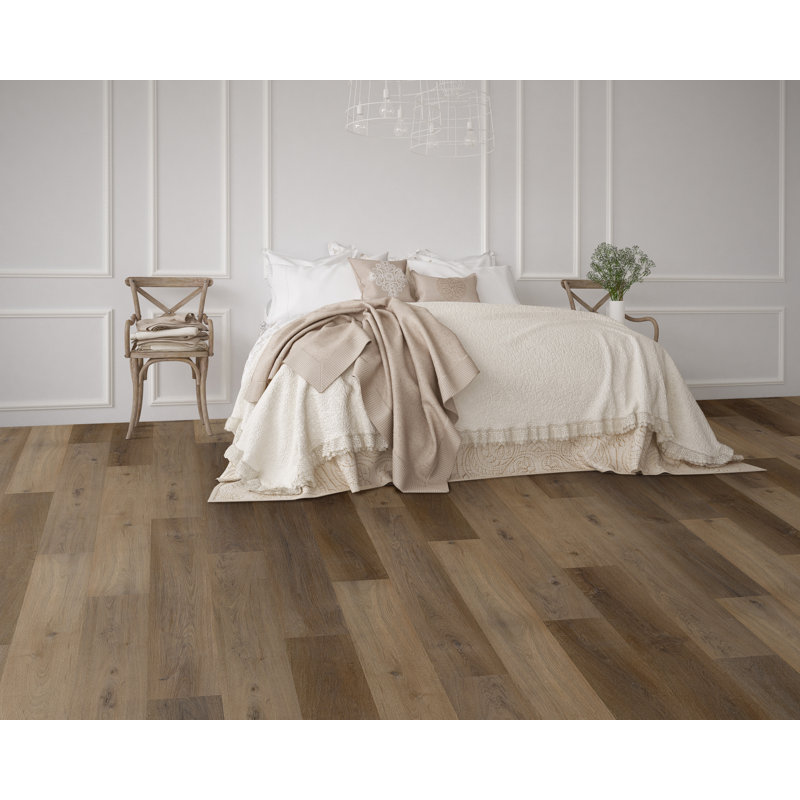 5.5mm Thick 7'' W x 48'' L Vinyl Plank, Laton