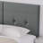 Upholstered Faux Leather Quuen Size Headboard,Sturdy Metal Legs,Tufted Upholstery Design