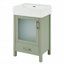 Meuble-lavabo de 20 pouces avec lavabo en céramique et beaucoup de rangement-121105223