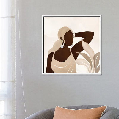 Jasmine 1 Piece Wall Art on Canvas