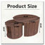 Ensemble de tables basses rondes-1199477171