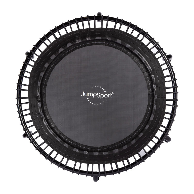 Trampoline de saut à la maison JumpSport 430 de 44 pouces avec DVD d'entraînement
