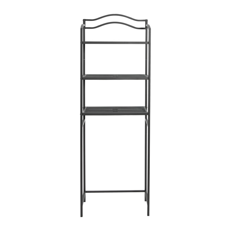 Étagère à 3 éléments au-dessus des toilettes, Gris