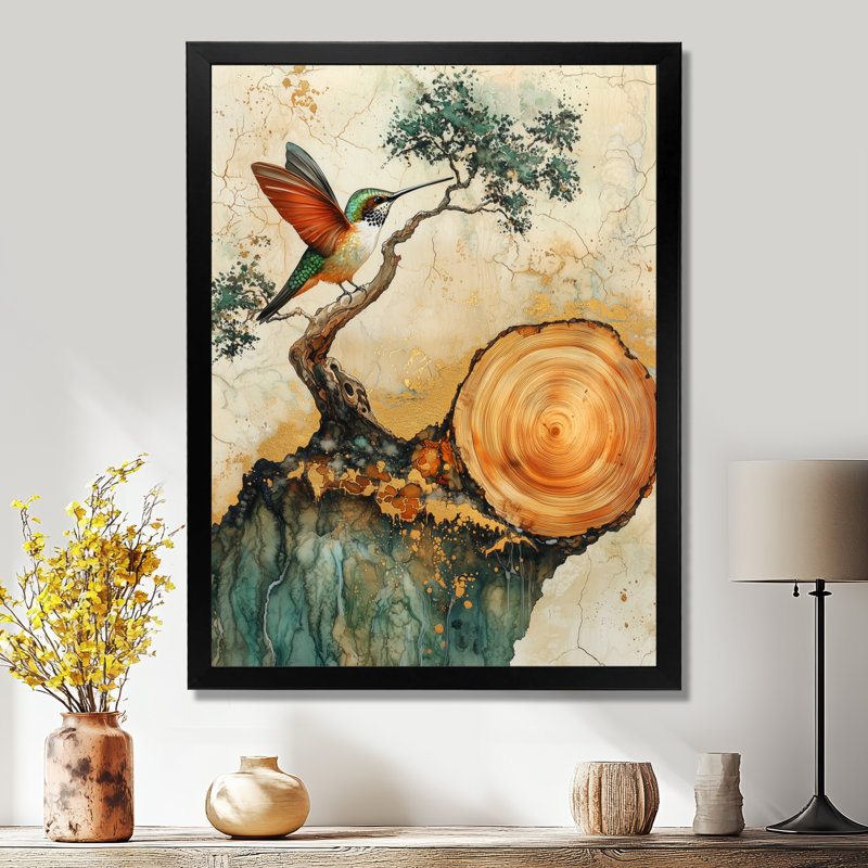 Gineva - Animals Wall Art Prints, Single Picture Framed Print, Black, 20" H x 12" W