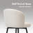 360°Swivel Barstool Counter Height Barstools with Back-1255402864