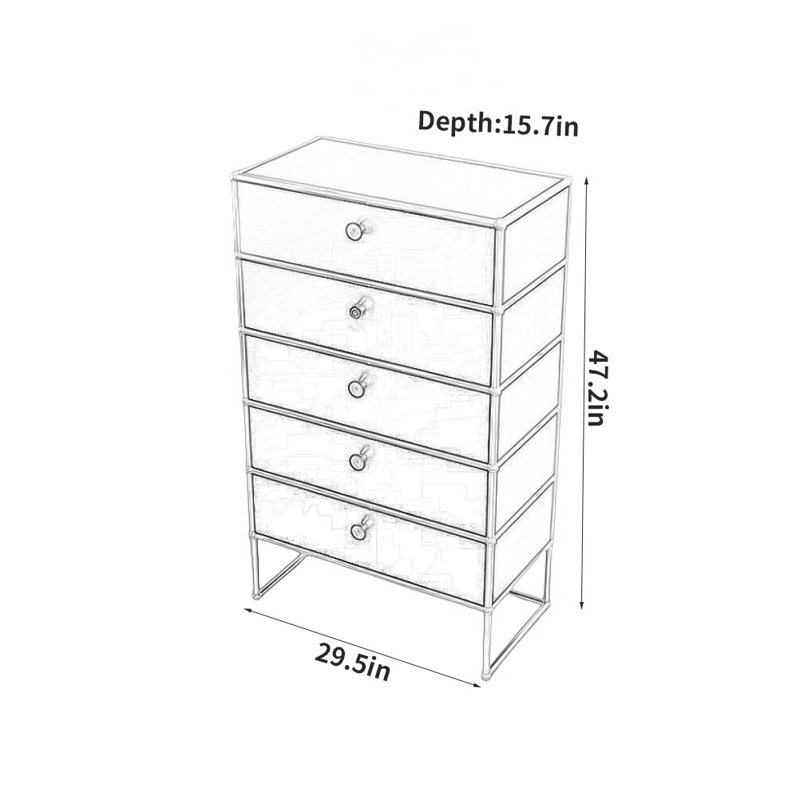 Accent Chest, Blue