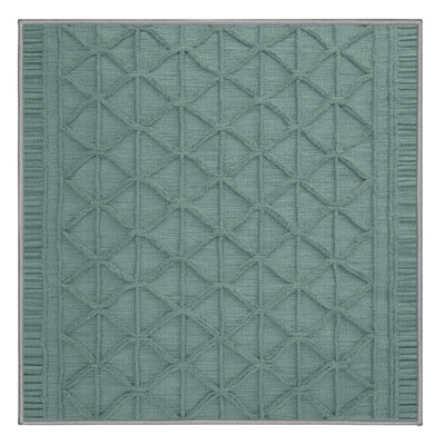 Machine Washable Trellis Gray Area Rug