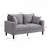 57" High Resilience Loveseat Sofa-1824695012