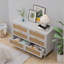 43,31 po, armoire de rangement à 6 tiroirs en rotin, pour chambre à coucher et salon